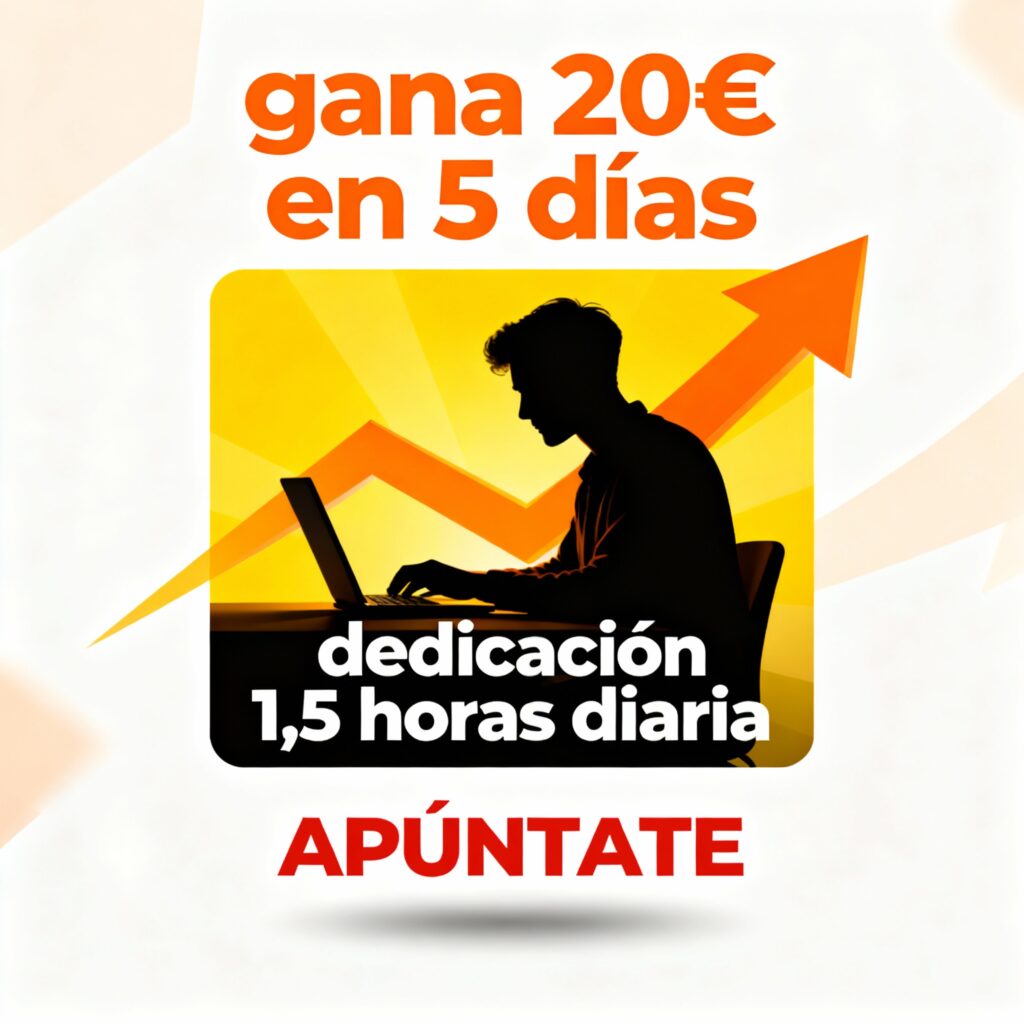 promoción de 20€ en 5 días.